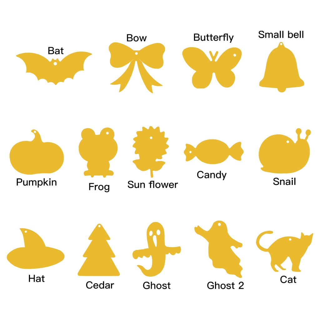 Bẫy Dính Côn Trùng Ruồi Muỗi Côn Trùng Hình Động Vật Hoa Màu Trắng Dành Cho Trong Nhà / Ngoài Trời / Nhà Bếp