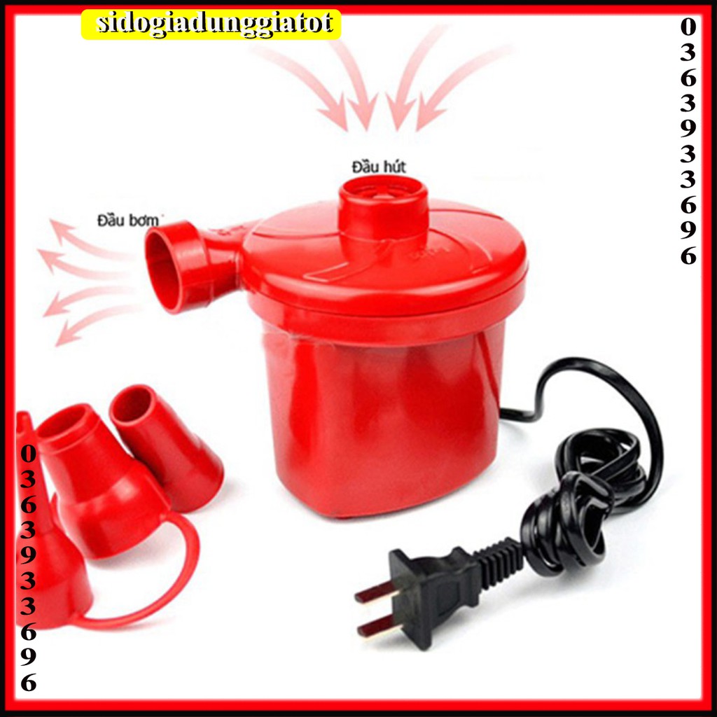 Bơm điện 2 chiều thổi, hút chân không - bơm phao bơi, giường ghế hơi - SĐGDGT