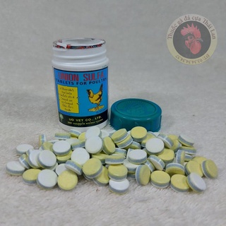 Union sulfa - đặc tr.ị gà đá - phân xanh - trắng - tiêu chảy - 1 hủ / 80 viên