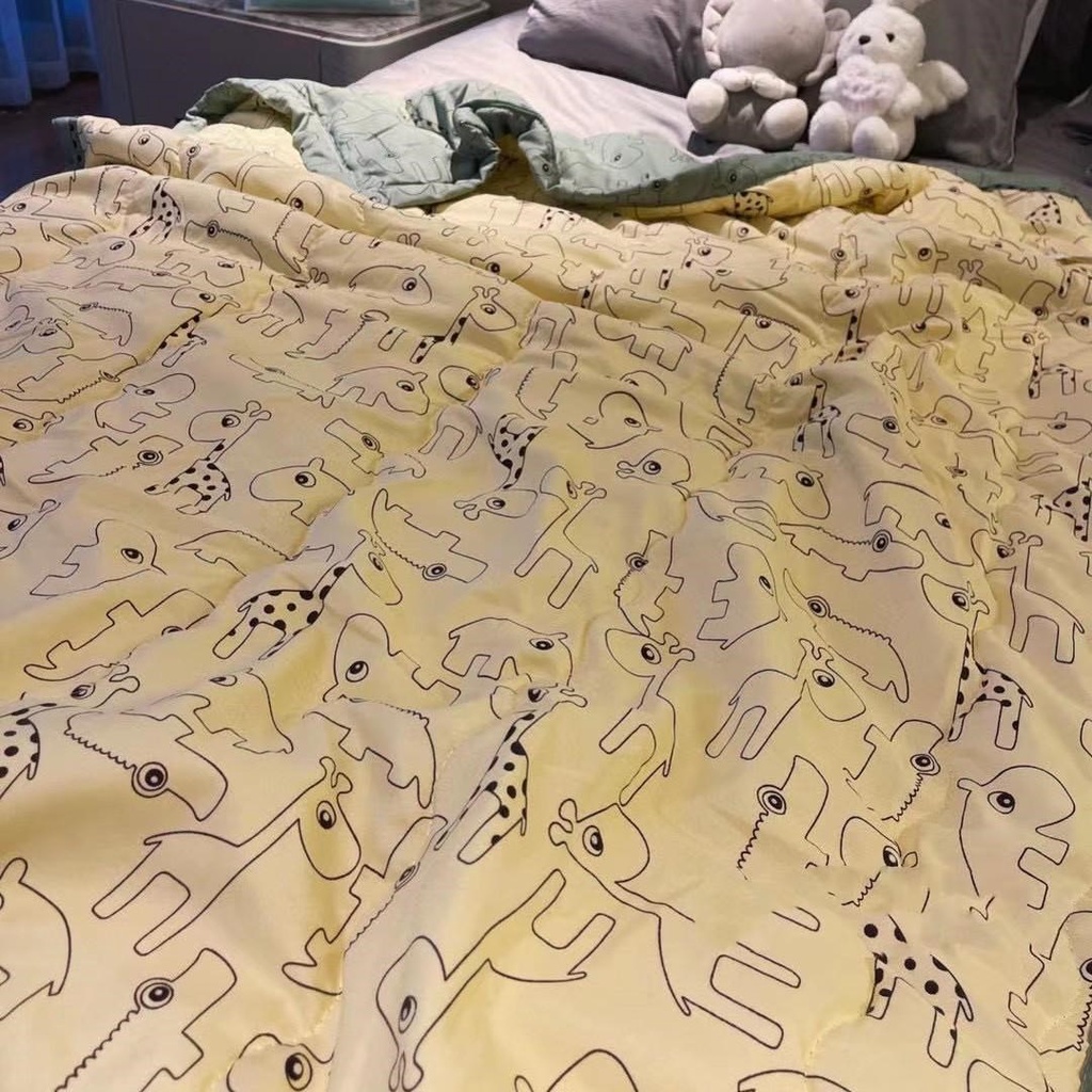 [Hàng HOT] Chăn trẻ em Mẫu chất cotton đũi cho bé đắp mùa hè thu Phim hoạt hình mềm nhẹ 120*150cm【Tennessee052】