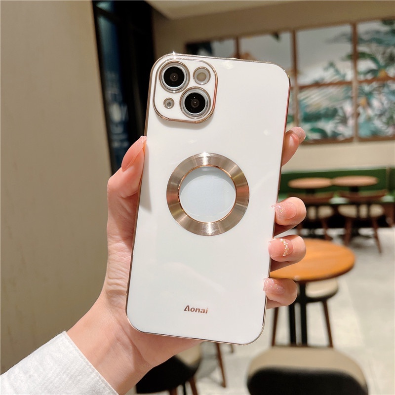 Ốp Điện Thoại Không Dây Mạ Sạc Cho iPhone 13 12 11 Pro Max