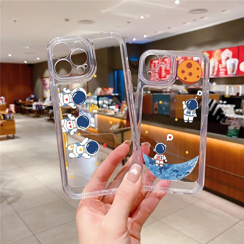 Ốp lưng iphone Ốp lưng iphoneỐp Điện Thoại Trong Suốt Có Túi Khí Chống Sốc Bảo Vệ Ống Kính Máy Ảnh Cho IPhone 13 Pro Max 12 11 X XS Max XR 7 8 Plus SE 2020