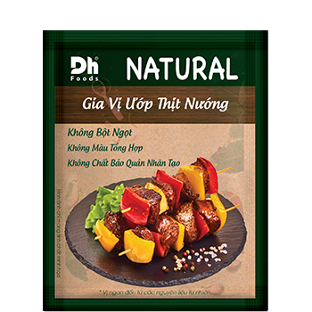 Gói NATURAL Gia Vị Ướp Thịt Nướng - Thương hiệu DH Foods