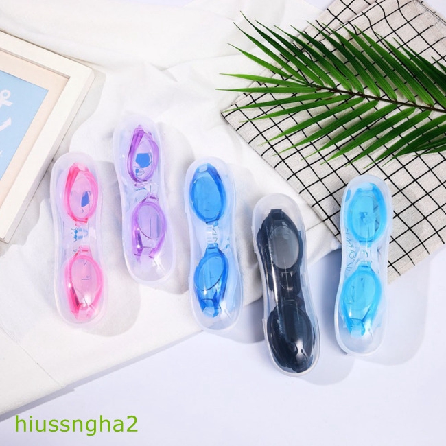 Kính Bơi Chống Sương Mù Bảo Vệ Mắt Kèm Hộp Đựng Cho Bé