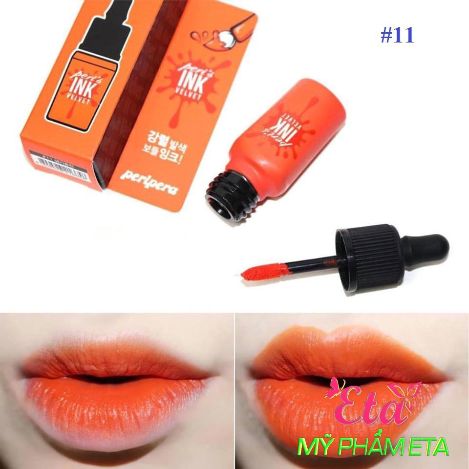 Son kem lì PERIPERA INK VELVEt các màu hot trend 03- 11- 14- 22 son siêu lì lâu trôi | BigBuy360 - bigbuy360.vn