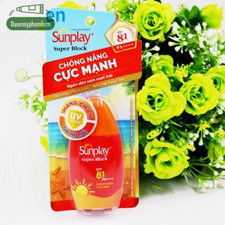 Sunplay Super Block SPF81, PA++++: Sữa Chống Nắng Cực Mạnh