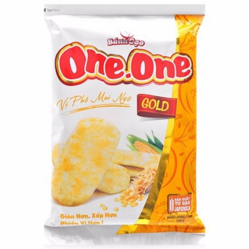 Bánh gạo vị phô mai ngô one one 118gr,thơm ngon ,giòn tan | BigBuy360 - bigbuy360.vn