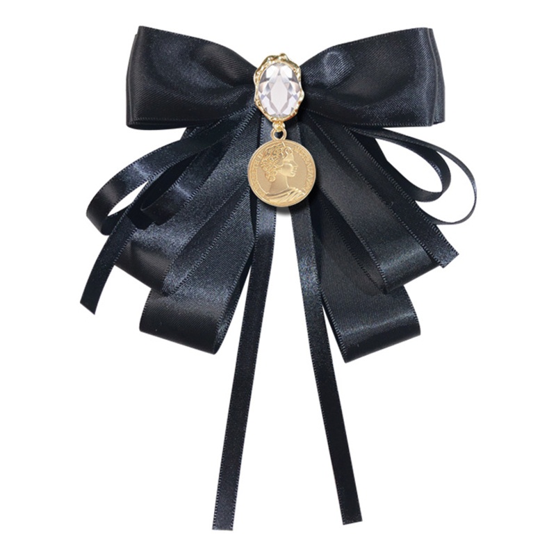 Cà Vạt Thắt Nơ Đính Đá Phong Cách Vintage Cho Nữ