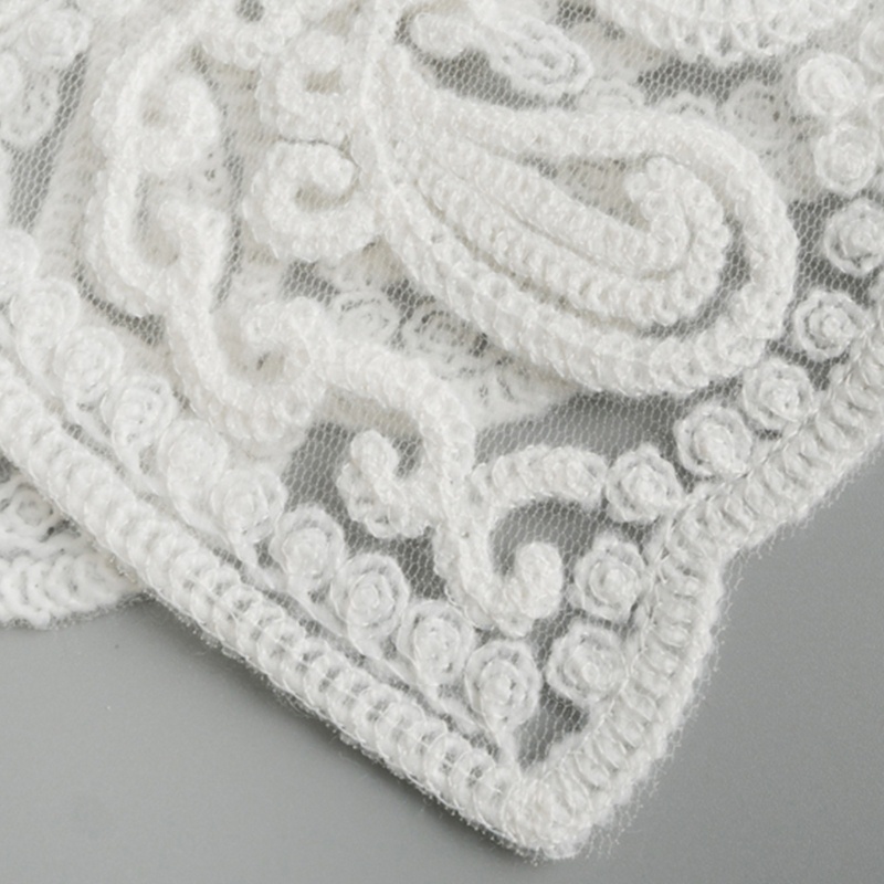 Áo Choàng Ren Chống Nắng In Họa Tiết Hoa Xinh Xắn Dùng Phối Với Hán Phục Cho Nữ