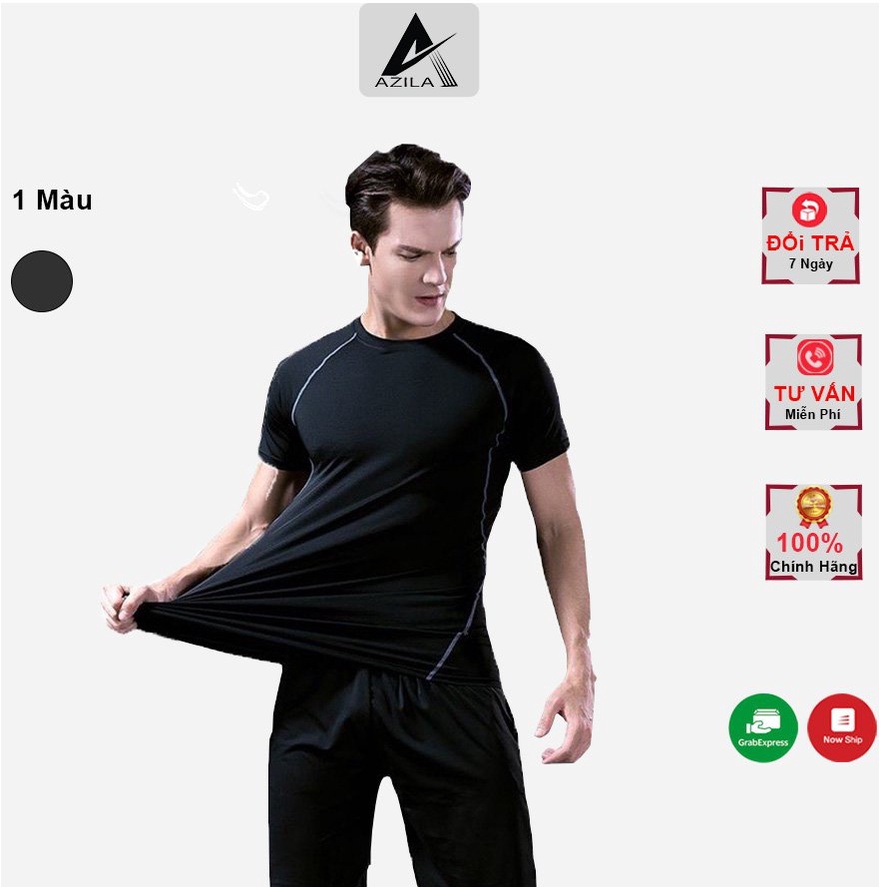 [Mã LTBAUAB13 giảm 7% đơn 99K] Bộ Thể Thao Nam Azila Màu Đen