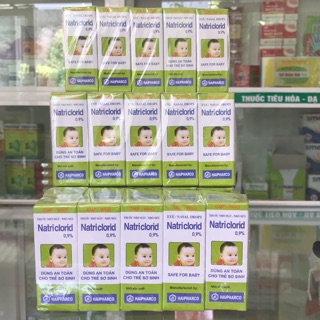 Thuốc nhỏ mắt mũi 0,9% lốc 10 lọ
