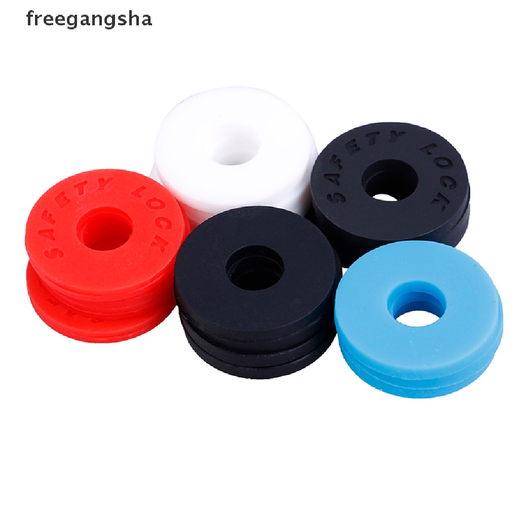 [FREG] 4pcs Silicone fender strap lock system easy install for guitar bass ukulele FDH