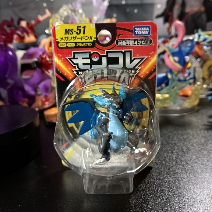 Mô Hình Pokemon Mega Charizard X Takara Tomy MS-51 Đồ Chơi Mini Lizardon Figure