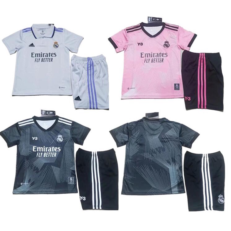 Bộ Đồ Đá Banh Real Madrid 2022/2023 Mẫu Mới Cho Bé Trai