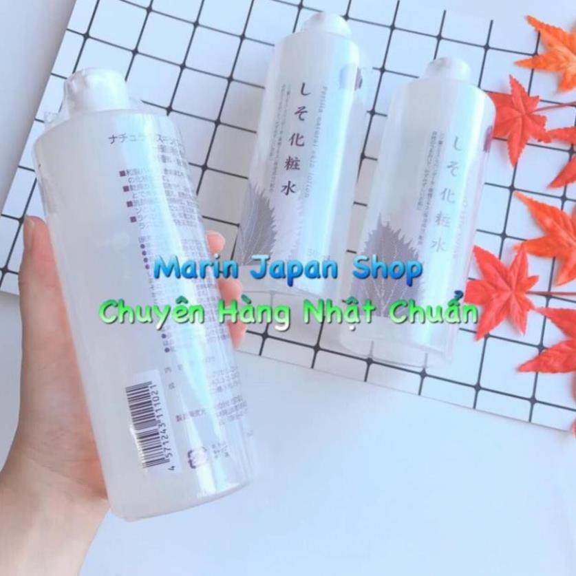 (MiNi 50ml và 100ml) Nước hoa hồng lá tía tô cho da mụn Shiso Perilla Natural 500ml Nhật Bản