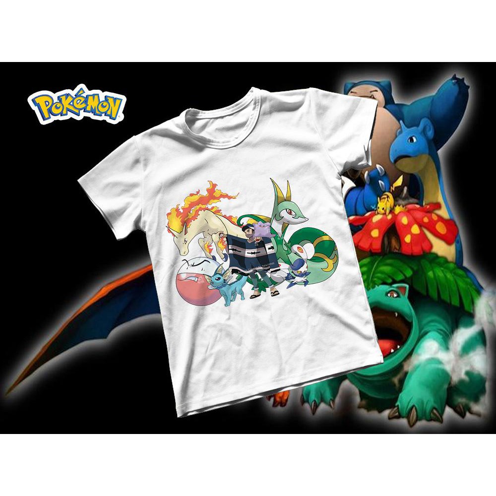 (SALE HOT) Áo thun Cotton Unisex - Anime - Pókemon - Huấn luyện viên Pokemon