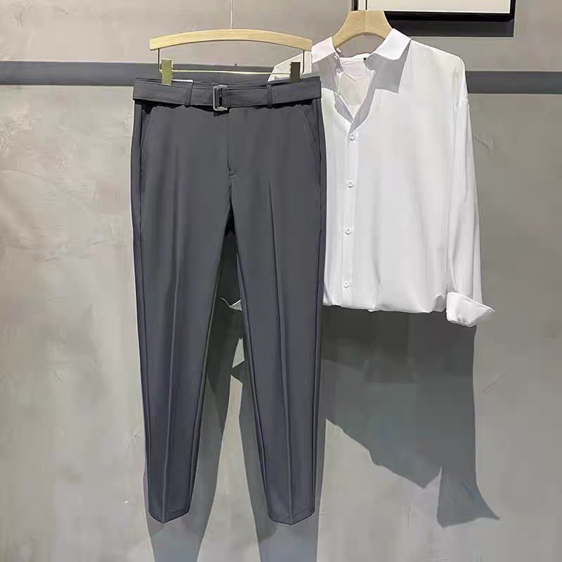 Quần Âu Nam Dây Lưng Vải Mới -Dáng Xuông Trẻ Trung , Năng Động , Đi Học,Đi Chơi Cafe , Dạo Phố , Dễ Phối Mọi Loại Áo