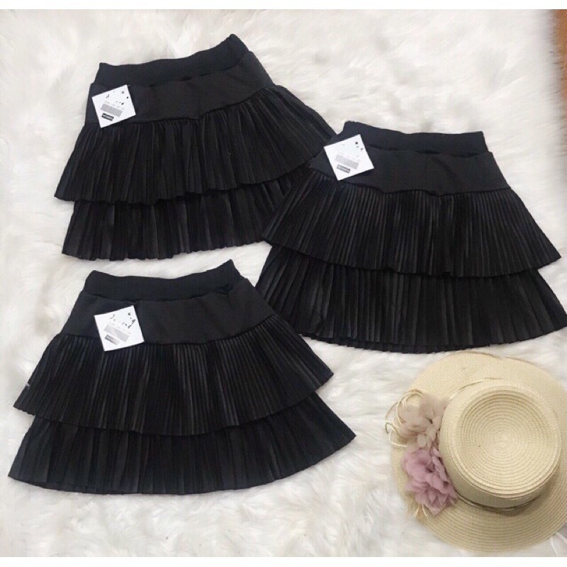 Chân Váy Ngắn 2 Tầng Dập Ly Sang Chảnh Hanlly Fashion Thời Trang Nữ CV3 | BigBuy360 - bigbuy360.vn