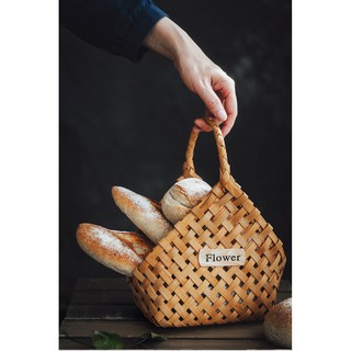 Giỏ mây tre đựng hoa, trái cây