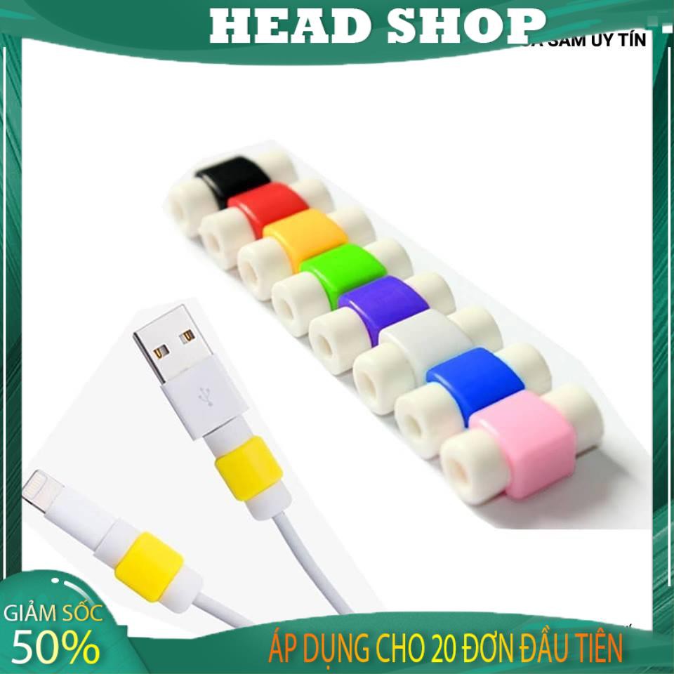NÚT BẢO VỆ ĐẦU CÁP SẠC, TAI NGHE MÀU NGẪU NHIÊN  HEAD SHOP