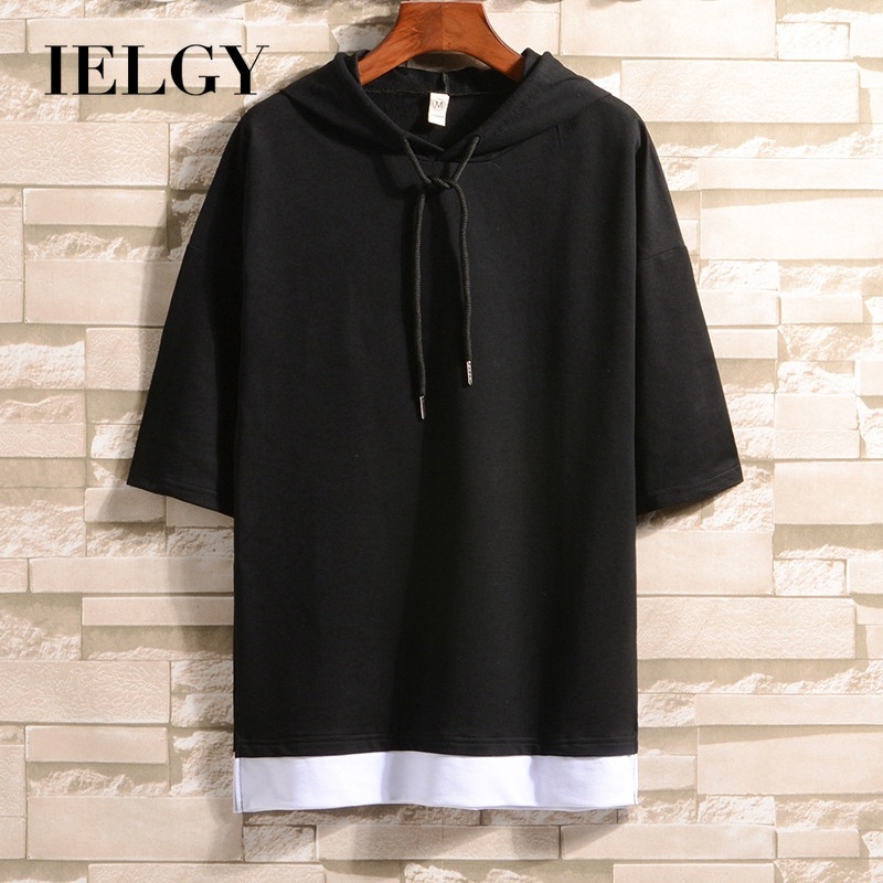 Áo Hoodie Ngắn Tay Phong Cách Hàn Quốc Thời Trang Mùa Hè Mới Dành Cho Nam
