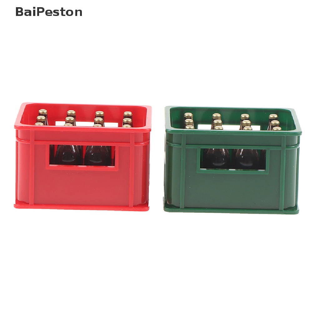 Mô Hình Chai Bia Mini Tỉ Lệ 1: 12 Dùng Trang Trí Nhà Búp Bê ♨Nóng Bỏng