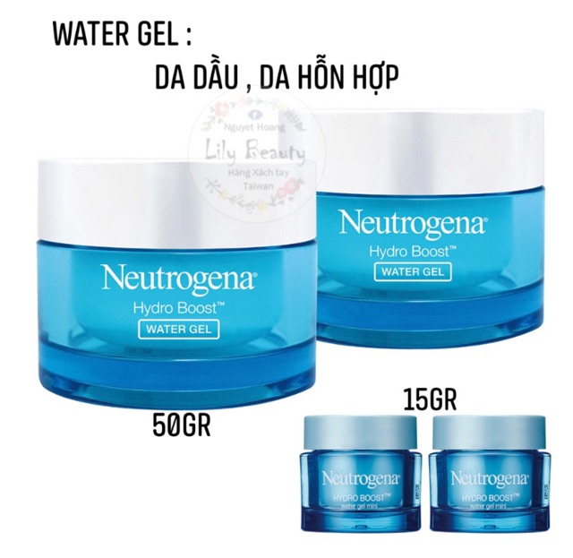 Kem dưỡng Neutrogena Hydro Boost water gel mini 15g