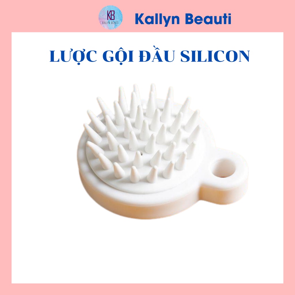 Lược Gội Đầu Silicon Mát Xa Da Đầu Giảm Rụng Kích Thích Mọc Tóc