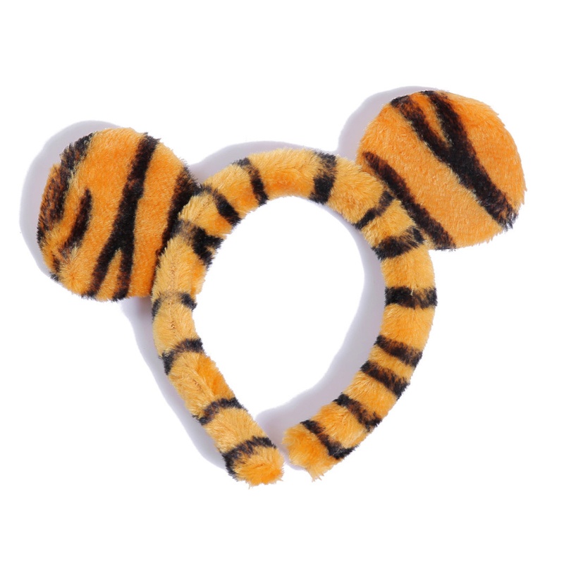 Băng Đô Tai Hổ Lông Nhung Hóa Trang Halloween Dành Cho Người Lớn Và Trẻ Em