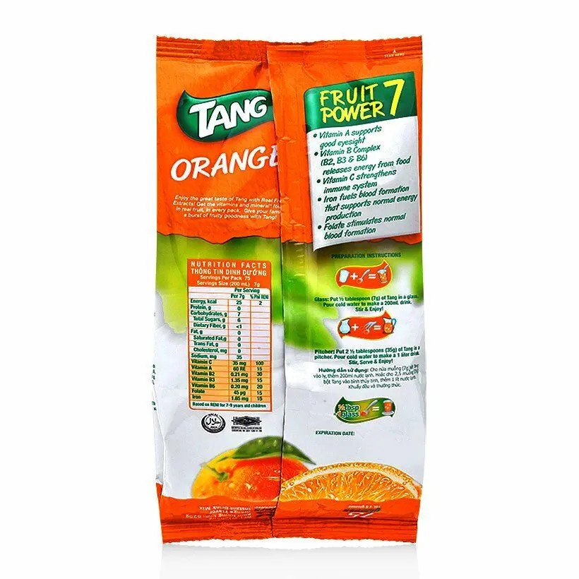 Bột cam Tang gói 375g