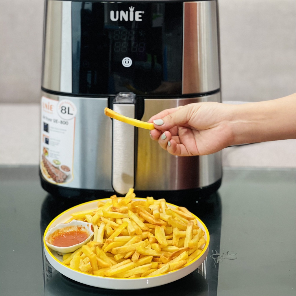 Nồi Chiên Không Dầu UNIE UE800 dung tích 8L công suất 1800W Hàng chính hãng Bảo hành 12 tháng