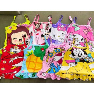 Bộ Hai Dây Chất Thun Lạnh 3D Dành Cho Bé Gái Từ 22- 45 kg