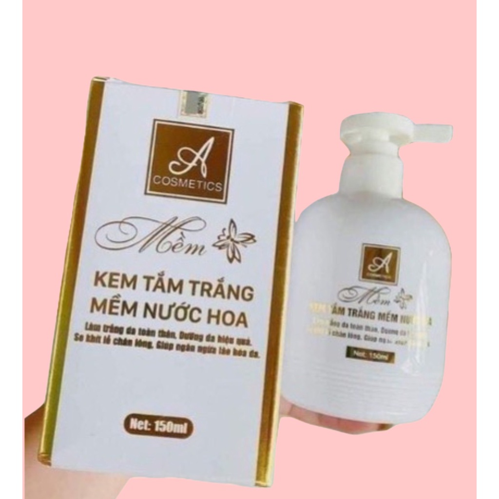 - Kem tắm trắng mềm nước hoa chữ A Phương Anh