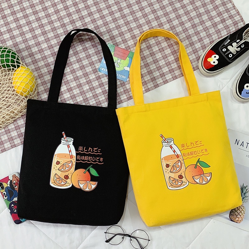 Túi Đeo Vai Bằng Vải Canvas Thời Trang Dành Cho Nữ