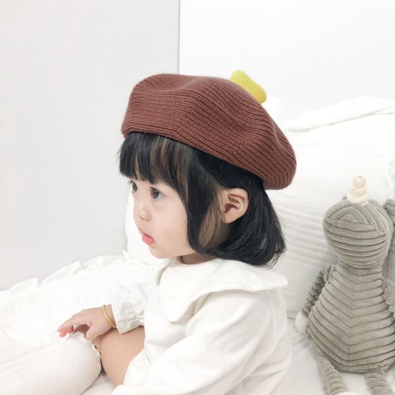 Mũ nồi dệt kim phong cách Hàn dành cho bé 1-6 tuổi