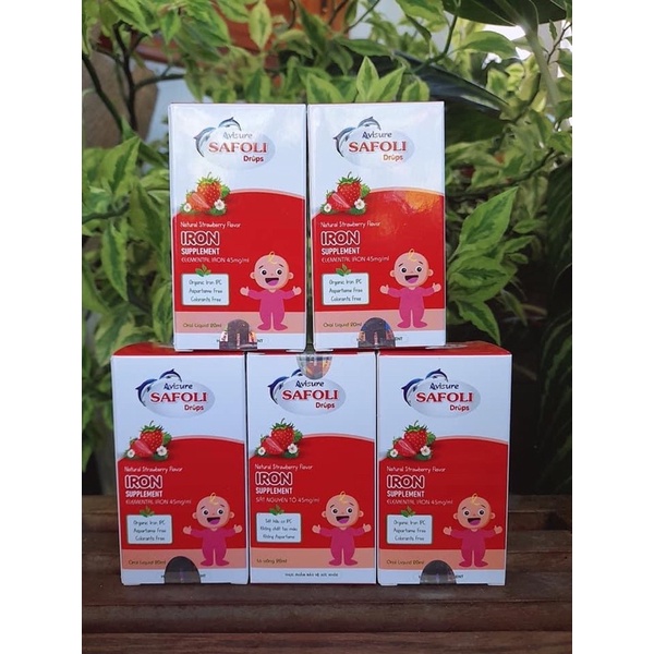 Sắt Avisure Safoli Drops Lọ 20ml