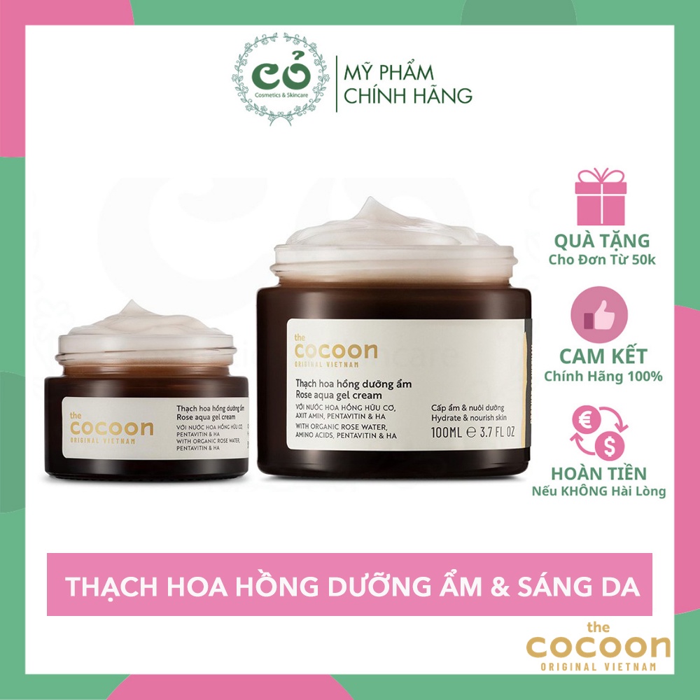 Thạch Hoa Hồng Dưỡng Ẩm Cocoon