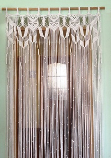 rèm trang trí rèm cửa vách ngăn Macrame