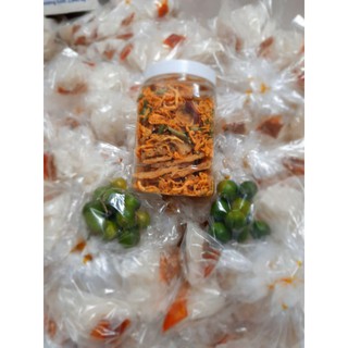 cơm cháy lắc khô gà