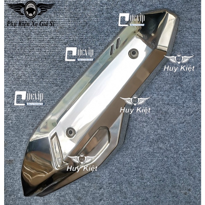 [Giá Siêu Rẻ] Ốp Che Pô Airblade AB 160cc, Airblade AB 2023 Inox 304 5437