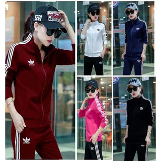 Bộ đồ thể thao nữ thi đông logo adidas