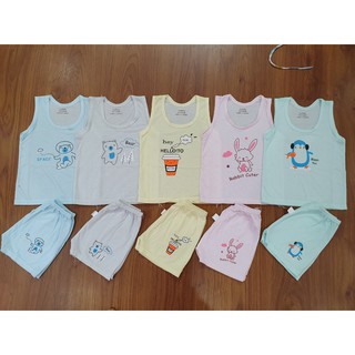 Bộ ba lỗ sợi tre noubaby hàng cao cấp cho bé