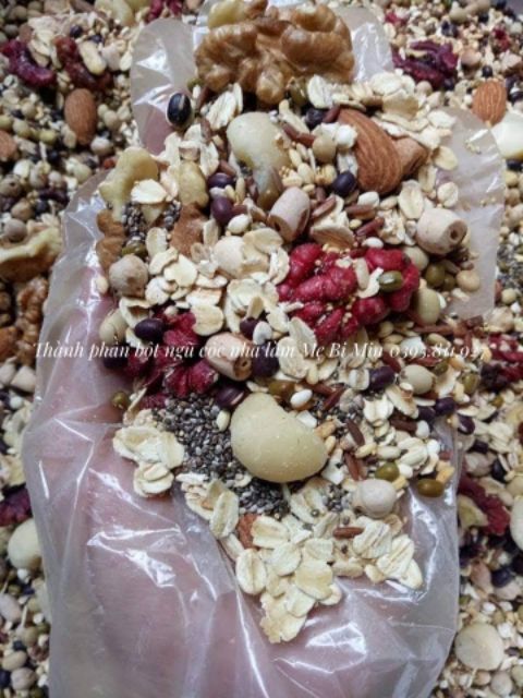 1kg bột ngũ cốc (lợi sữa, mẹ bầu, tăng cân, giảm cân) nhà làm Mẹ Bi Mi