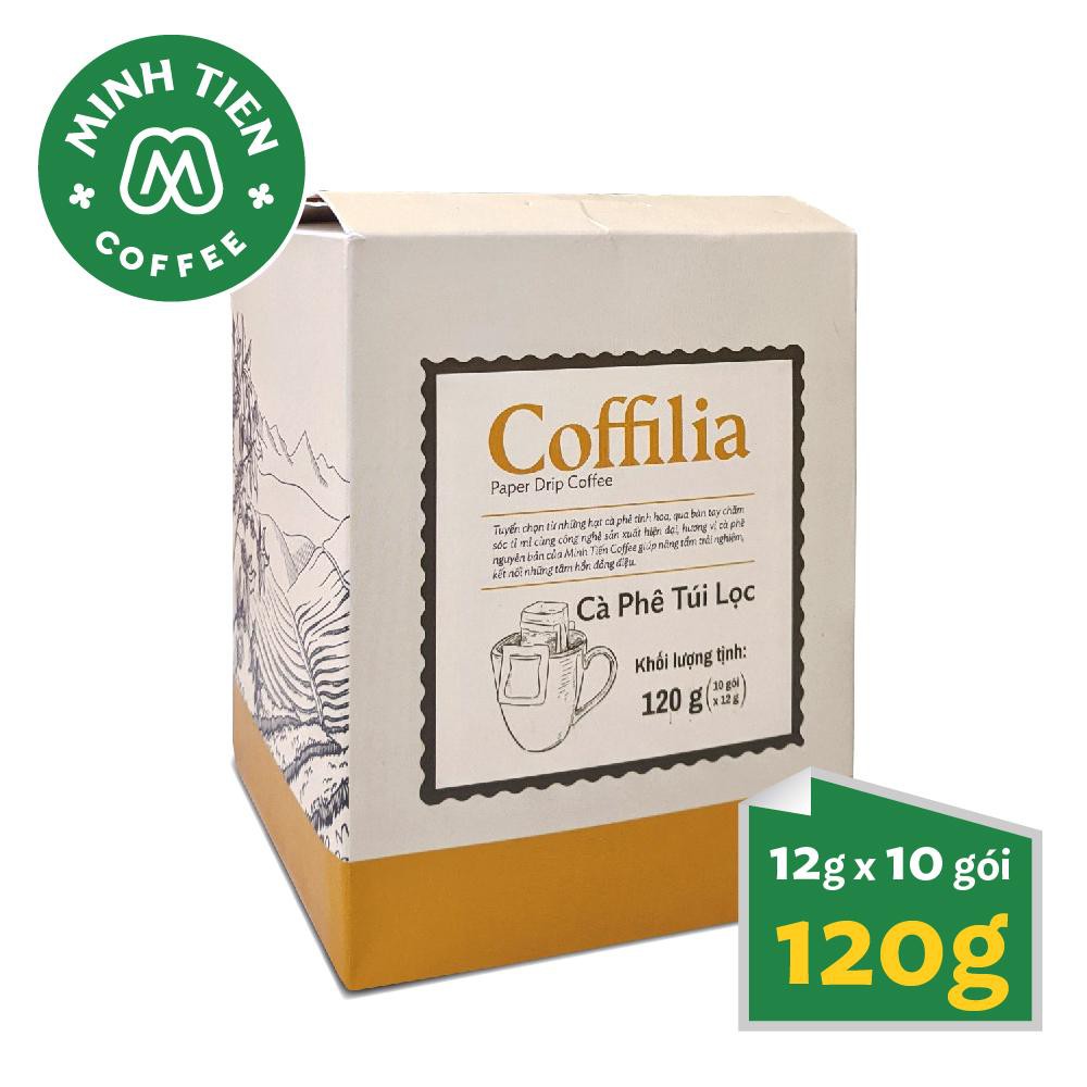 [MUA 2 TẶNG 1]Cà phê túi lọc Coffila 120g (10 gói x12g)
