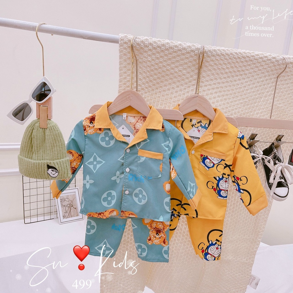 Bộ pijama dài tay đủ hình cho bé yêu_babyshop