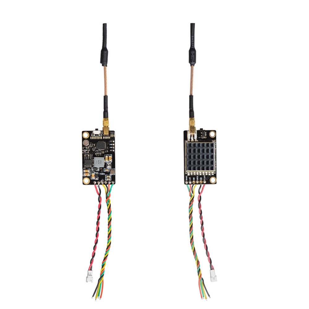 Thiết bị phát Eachine TX805S 5.8GHz 40CH 25/500/1000/1600mW AV FPV tích hợp màn hình đèn led có bộ tản nhiệt Mic