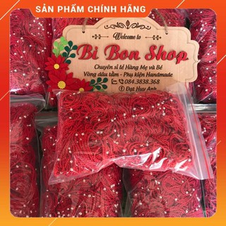 Combo 80 vòng may mắn chỉ đỏ bi bạc