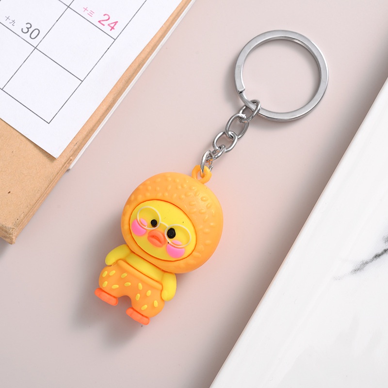 Móc Khóa Pha Lê Hình Trái Cây Dễ Thương Thời Trang Mùa Hè