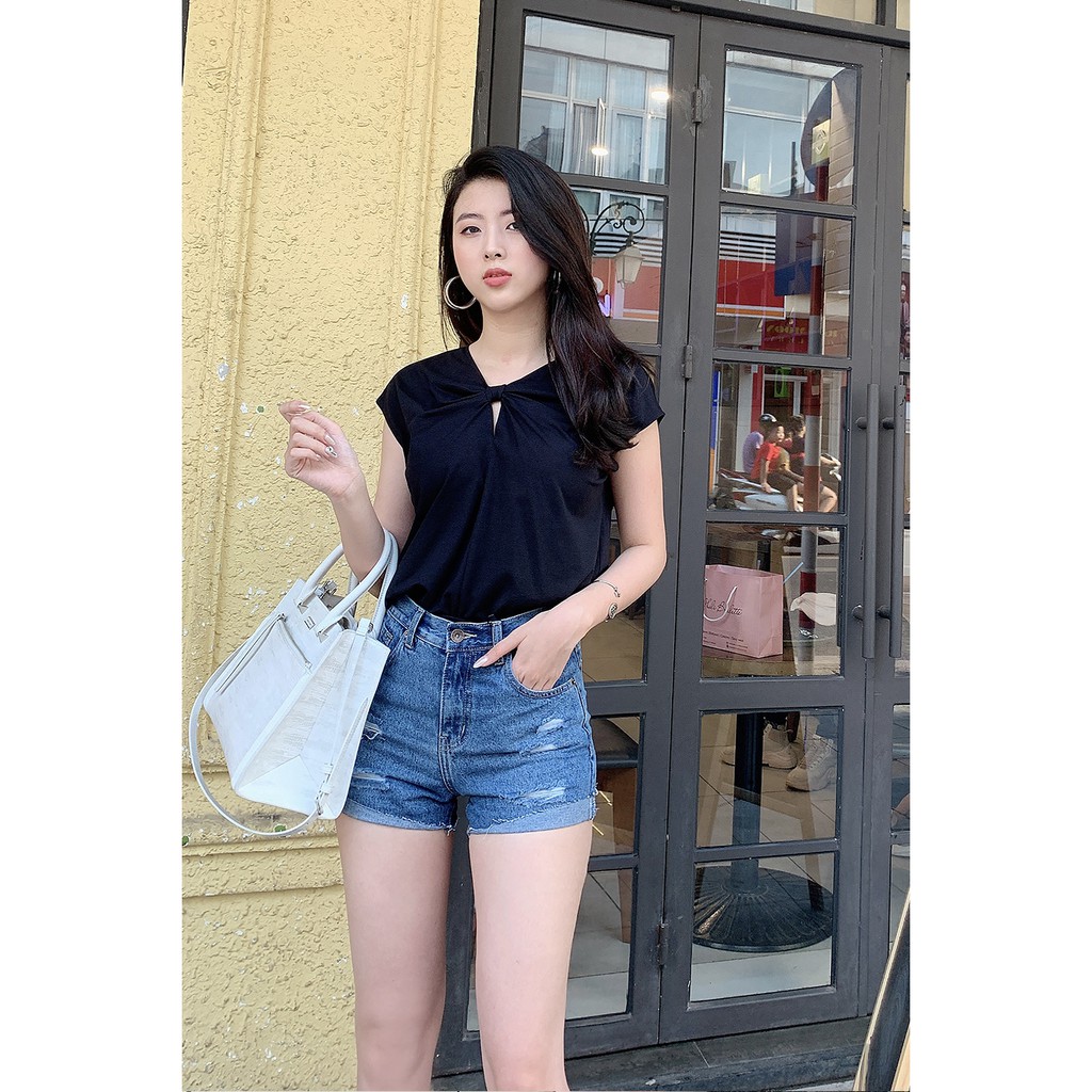 Quần short Jean rách - 20Again