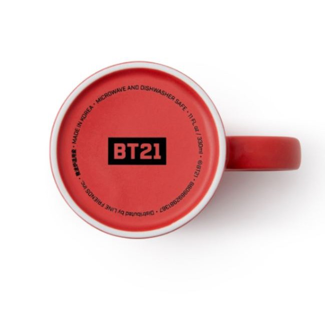 A134 ❤️ PUNIQ SPACE on hand 100% official BT21 CUP COVER  MUG SET drinking cup Bộ Cốc Uống Nước  Chính Hãng